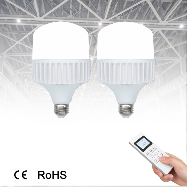 Wireless Smart Led Lamp E26 E27 B22 Adjustable Brightness Intelligent Control for Mall Commercial Building Lighting System