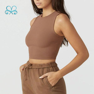 Custom Polyester <strong>Gym</strong> Fitness Vest Yoga Workout Slimming Crop <strong>tank</strong> <strong>Tops</strong> for <strong>Woman</strong> - Product Image 1
