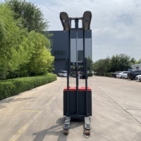 Usine Directe Électrique Alimenté Transpalette Gerbeur Machine 1.5Ton 2Ton Marche Chariot Élévateur Opération Manuelle pour la Vente au Détail