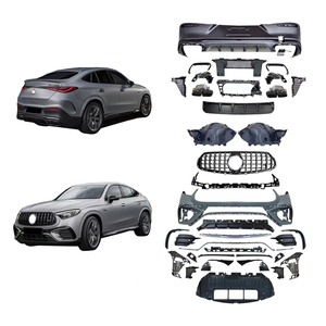X254 pièces automobiles pour Mercedes benz X254 C254 GLC300 <span class=keywords><strong>GLC</strong></span> coupé <span class=keywords><strong>2023</strong></span>-2025 ans mise à niveau GLC63 calandre de pare-chocs avant diffuseur arrière - Product Image 1