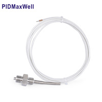 Sonde thermocouple de type K haute température 1200°C, sonde de four industriel, câble isolant en fibre céramique résistant à la chaleur, 0,1°C