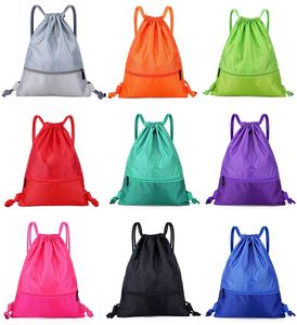 Sac à cordon personnalisé, durable et souple, pour le sport et la gym, en matériau imperméable avec ceinture à coussin d'air réglable - Product Image 1
