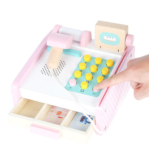 Generi Alimentari in legno Occupazione consapevolezza Supermercato <span class=keywords><strong>gioco</strong></span> Per Bambini <span class=keywords><strong>Gioco</strong></span> di Ruolo Cassiere Genitore-Bambino Giocattoli Educativi di Legno - Product Image 3