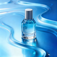 Flacons de parfum portables en verre vides de 50 ml/100 ml, rechargeables, avec vaporisateur, pour emballage cosmétique – Disponibilité immédiate