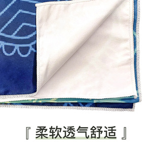 Customizable Microfiber Beach Towel 70x140cm Quick-Dry Floral Pattern Rectangle Towel For Beach Vacation - Product Image 3