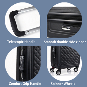 <span class=keywords><strong>Valigia</strong></span> <span class=keywords><strong>da</strong></span> Cabina in ABS con Ruote Girevoli e Cerniera, Personalizzabile con Logo OEM, Trolley <span class=keywords><strong>da</strong></span> Viaggio per Viaggi d'Affari - Product Image 3