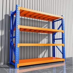 Estantería de Almacenamiento Lbhj Lc para Garaje, 4 Niveles, Acero al Carbono, Resistente, para Herramientas, Multifuncional, Tipo Rectangular, Metálica - Product Image 3