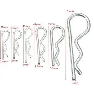 Benutzer definierte Draht feder clips R Clip R Clip Pin Feder Splint