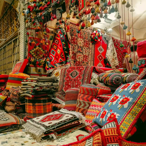 Tappeto in Stile Etnico Mediorientale in Tessuto di Poliestere, Tappeti di Grandi Dimensioni in Stile Turco, Tappetino Decorativo per <span class=keywords><strong>Mini</strong></span> Case - Product Image 6