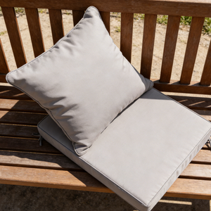 Waterproof Foam-Filled Rectangular Outdoor <strong>Bench</strong> Cushion Back Cushion Removable Washable 100% Polyester Memory Massage for Patio - Product Image 5