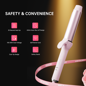 <span class=keywords><strong>Rizador</strong></span> de <span class=keywords><strong>Pelo</strong></span> con Tecnología ION y Control Inteligente de Calor, Pantalla LCD, Herramientas para un Peinado Saludable, Regalo para Mujeres, Compra al por Mayor - Product Image 2