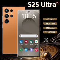 Smartphone 2025 S25 Ultra 5G, Doble SIM, Pantalla Completa HD de 6.9 Pulgadas, Reconocimiento Facial, 22GB+2TB, Android 15, Carga Rápida de 100W, 108MP