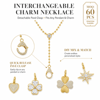 Collier YUNCHENG en laiton plaqué or 14 carats avec perles à facettes, délicat, en forme de Y, avec fermoir, idéal pour les soirées et bals de promo