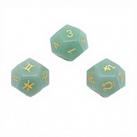 Dés polyédriques D6 marbrés à paillettes 16 mm en acrylique et résine, 6 faces, gravés sur mesure pour les jeux de rôle DND et jeux de société