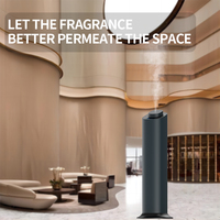 Diffuseurs d'arômes d'huiles essentielles intelligents commerciaux à grande échelle au sol Fonction de synchronisation Aromathérapie à l'huile d'atomisation à deux fluides