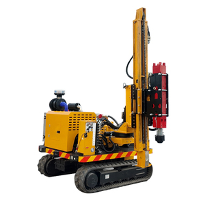 Mini-rampe à pieux HXR3 en promotion avec fonction de forage par tarière et de pose de pieux à vis pour montage solaire au sol - Product Image 3