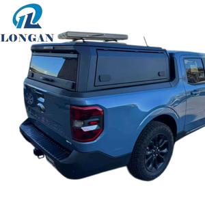 Tettuccio Rimovibile per Pickup a Doppia Cabina di Alta Qualità, Guscio Rigido in Alluminio con Finestrini Scorrevoli Bloccabili e Barre sul Tetto - Product Image 1