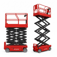 Nouvelle Arrivée Mini Plateforme Élévatrice Hydraulique à Ciseaux 12m pour Travaux Aériens et Pose de Conduites de Construction