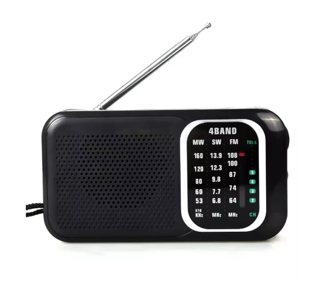 Portable Elderly Stereo Pocket Radio Multi-band FM AM SW TV Band World Receiver