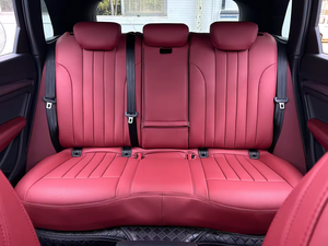Funda de Asiento Deportiva Personalizada de Cuero PU Rojo <span class=keywords><strong>Vino</strong></span> de Lujo, Impermeable, con Fibra de Carbono, para Audi Q5 2010-2024, Tamaño Escaneado en 3D - Product Image 3