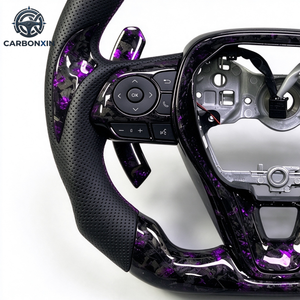 Volante Deportivo Personalizado de Fibra de Carbono y Cuero con Calefacción y Pantalla LED para Toyota Camry Corolla 2018-2022, Disponible en Stock - Product Image 2