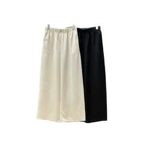 Pantalon large en satin brillant pour femme – Confortable, polyvalent, respirant, anti-humidité – Décontracté, long, été – ODM - Product Image 5