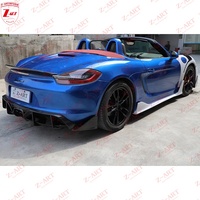 Kit carrosserie aérodynamique Z-ART 2012-2015 981 DP Facelift, diffuseur, spoiler pour Porsche 981 Boxster Cayman Tuning
