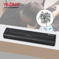 Mesin Printer tato A4 Mini portabel, mesin penyalin termal Bluetooth nirkabel, Printer Transfer kecil, Printer stensil tato instan