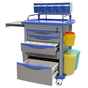MN-AC001 Gloednieuwe Ziekenhuis Multifunctionele Anesthesie Abs Plastic Medische Ziekenhuis Trolleykar - Product Image 3