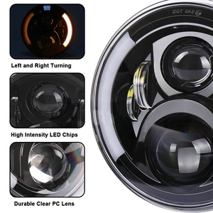 OVOVS Phare LED rond de 7 pouces avec clignotant pour moto <span class=keywords><strong>Honda</strong></span> - Product Image 3