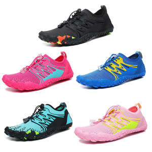 Zapatos de agua de malla de secado rápido con punta cerrada, unisex, para verano, playa, deportes al aire libre - Product Image 1