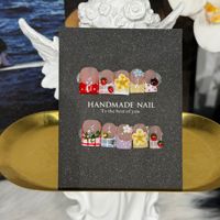 Hermosas Uñas Postizas con Diferentes Diseños, Uñas Postizas Hechas a Mano, Uñas Artificiales 3D, Uñas de Gel
