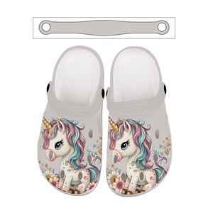 Sabots EVA personnalisés imprimés Kpop Demon Hunters, chaussures de jardin respirantes, sandales pour hommes et femmes pour l'été, logo OEM - Product Image 5