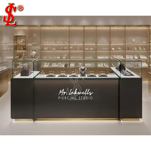 Luxury Customized Rectangle Jewellery <strong>Display</strong> Table Showcase Boutique Glass Jewelry <strong>Display</strong> <strong>Counter</strong> for Shop - Product Image 2