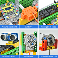 Kit d'ingénierie intelligent Kidsbits, projet d'éducation STEM, programmation, ensemble de blocs de construction DIY pour Arduino