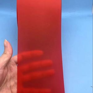 0.15mm-0.25mm Thickness <b>Red</b> TPU Silicone Material 10 cm Translucent Multicolored Luxury Purple TPU <b>Ribbon</b> Roll - Product Image 3