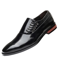 Herren High-Top Business-Schuhe in Übergröße aus PU-Leder mit Reißverschluss, Eleganter Modetrend für Sommer, Frühling und Herbst mit Gummisohle