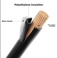 Cable Eléctrico de Conductor de Cobre THHN THWN Calibre 14 12 10 8 6 4 1 2 1AWG