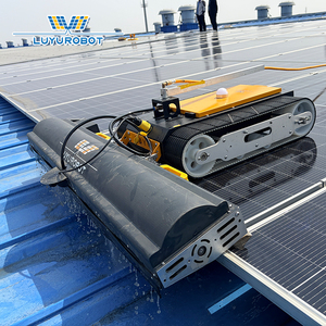 LUYU Control remoto automático Paneles <span class=keywords><strong>solares</strong></span> fotovoltaicos Lavadora <span class=keywords><strong>Robot</strong></span> de <span class=keywords><strong>limpieza</strong></span> Equipo Placa de hierro galvanizado - Product Image 6