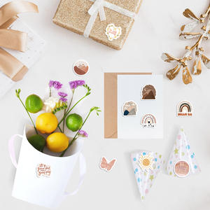 Autocollants de dessins animés rétro bohèmes pour journaux et coques de téléphone - Feuilles de vinyle autocollantes pour décoration créative - Product Image 5