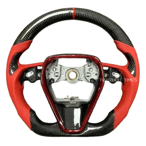Volante Personalizado de Fibra de Carbono para <span class=keywords><strong>Toyota</strong></span> Camry TRD SE XSE 2020 2023 2013 2015 2011 2018 2014 2018 2012 <span class=keywords><strong>2022</strong></span> 2026 2021 2024 - Product Image 2