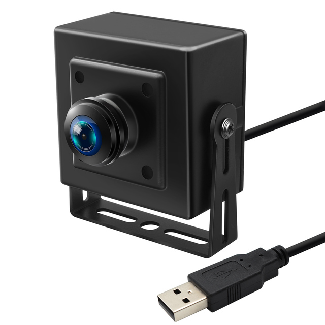 ELP 5MP HD Webcam Camera USB 180 Degree Wide Angle Driver Free Plug & Play PC Camera for Windows, Linux, Mac OS.
