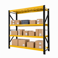 Étagères de stockage en acier métallique multi-niveaux, robustes, résistantes à la corrosion, pour entrepôt, OEM ODM