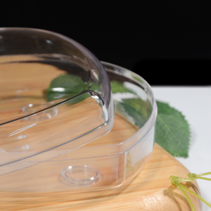 Boîte à gâteau en plastique en forme de cœur à surface lisse, emballage transparent de qualité alimentaire pour chocolat, dessert, cadeau de la Saint-Valentin - Product Image 4