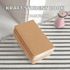 <strong>Small</strong> Kids Exercise Book Kraft Lined School Student Notebook Thread Sewn Paper Cover for Students' <strong>Diary</strong> - Product Image 2
