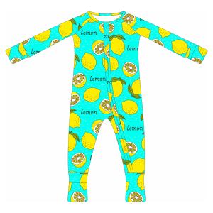 Vêtements pour bébé nouveau-né en bambou et élasthanne personnalisés, pyjama, body, grenouillère, combinaison, fermeture éclair, une pièce, tout-petit, antidérapant, pyjama - Product Image 3