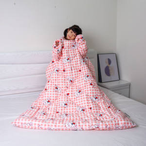 Manta de Invierno Gruesa y Cálida de Alta Calidad, Sublimada, con Mangas, para Niños - Product Image 4