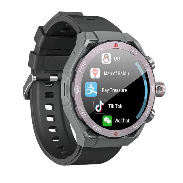 4G LTE Android OS 8.1 Emergency Smart Watch With Camera 466*466 800mAh Nano Sim Card Slot SOS GPS Smartwatches