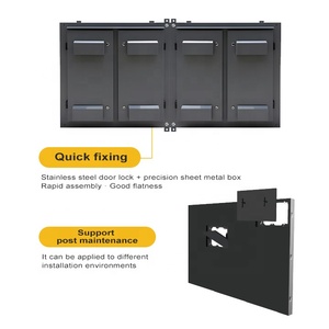 Topvision quảng cáo ngoài trời độ sáng cao 3D quảng cáo cột đôi Đứng P4 <span class=keywords><strong>P5</strong></span> <span class=keywords><strong>LED</strong></span> màn hình hiển thị - Product Image 3