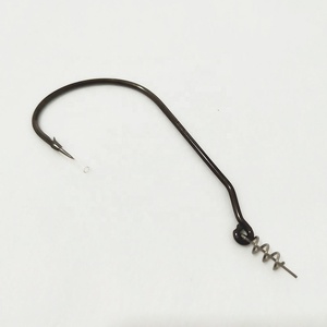 Chất lượng cao câu cá <span class=keywords><strong>swimbait</strong></span> Hook (<span class=keywords><strong>Mustad</strong></span> #91768) cá hồi carbon đen vonfram móc cho câu cá với centering-Pin Suối Nước - Product Image 6